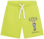 Guess Детски къси панталонки Guess - Мече с шапка и дънки, зелени, 18 м (20251-N5RD03-KAD74-G8I8-18M) - ozone