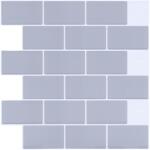 Hode 10 db 3D PVC öntapadós matrica készlet, szürke, 30, 3x30, 3 cm (B0CX1W5LR6)