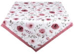 Clayre & Eef Clayre-Eef Rusztikus Rózsás Asztalterítő - Pamut - 150x250cm