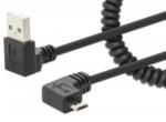 Manhattan Cablu de date Manhattan 356237, USB-A male - micro USB male, 1 m, Black (356237)