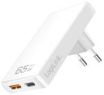 LogiLink USB-A, USB-C hálózati töltő 65W fehér (PA0368) (PA0368)