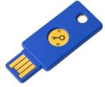 Yubico - YubiKey FIDO2 U2F Security Key, USB-A, NFC, blue