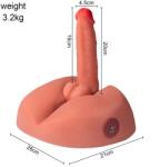XISE Masturbator Honey Ass&Dildo, 7 Moduri Impingere si Vibratii, SuperSkin, USB, Natural, 3.3 kg