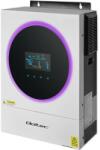 Qoltec Hibrid Off-Grid Napelemes Inverter 6kVA | 6kW | 120A | MPPT | LCD | Wi-Fi | BMS | Sinus