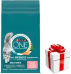 ONE Purina One Adult Salmon & Wheat felnőtt macskáknak szánt eledel 9, 75 kg + meglepetés a kutyának