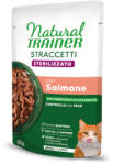 Natural Trainer 48x85g Natural Trainer Straccetti Adult Sterilised csíkok szószban nedves macskatáp - Lazac
