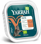 Yarrah 16x100g Yarrah Bio Paté pástétom, bio kacsa & bio tengeri alga, nedves macskaeledel