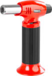 Strend Pro Gázégő, Strend Pro 400 Piezo Mini, piros/fekete, 0, 5 kW, 12 x 3 x 15, 5 cm, piezo gyújtás, flambírozó, utántölthető, Propán-Bután patronos, 1300 °C, 20 mm fúvóka (TC2172634)