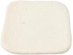 MIJ Platou de servit SHELL WHITE 25 x 25 cm, alb, ceramică, MIJ (MIJC0471) Tava