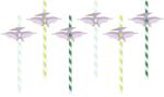 Party Deco Straws Paper Dinosaurs 6 db (NSL1)