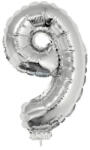 Funny Fashion Számos lufi - 9, ezüst, 42 cm