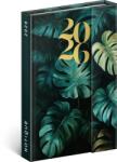 Notique Heti mágneses napló Monstera 2026, 11 x 16 cm (PGD-35545-Z)