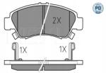 Meyle Fékbetét Honda P. CIVIC 91-