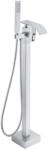 VEVOR Szabadon álló ezüst kádtöltő csaptelep kézi zuhannyal 103, 8 cm magas fürdőszobai zuhany (PBKSLTLSNSFXVFF0JV0)