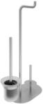 Deante WC papír tartó, Deante Silia wc papír tartó állvány, 3 funkciós, szálcsiszolt acél ADI_F732 - zuhanykabin