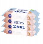 NIVEA Baby Biológiailag lebomló nedves törlőkendő Soft & Cream 4x 57 db (wef33r323223)