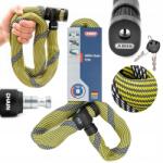 ABUS Lánc Abus Ivera 7210/85, sárga (racing yellow) 85 cm, kulcs (87778 0)