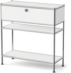 Tchibo - /Cn3 Slim Line fém konzolasztal fiókkal - fehér