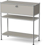 Tchibo - /Cn3 Slim Line fém konzolasztal fiókkal - szürke