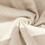  Strandtörölköző Pamut Fouta Hamam típusú 100x200 Pareo Bézs Nagy (diamant_beige)