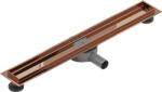 Mexen Flat 360° corp scurgere liniar rotativ 60 cm, aur roz - 1640060 (1640060)