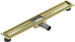 Mexen Flat corp pentru scurgere liniară 70 cm, auriu periat - 1A15070 (1A15070)