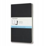 Moleskine jegyzetfüzetek 3 db-os pöttyös fekete L (9756178)