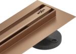 Mexen Flat 360° Slim scurgere liniară rotativă 110 cm, cupru periat - 1C41110 (1C41110)