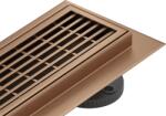 Mexen Flat M33 rigolă liniară 100 cm, cupru periat - 1C33100-15 (1C33100-15)