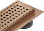 Mexen Flat M08 scurgere liniară 80 cm, cupru periat - 1C25080-15 (1C25080-15)