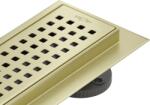 Mexen Flat M08 scurgere liniară 100 cm, auriu periat - 1A25100-15 (1A25100-15)