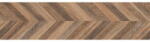 Mexen Native Gres maro glăzurat rectificat G1, placă cu aspect lemnos pentru pardosea și perete 120 x 30 cm, carving (TL704-120-030-01)