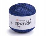 YarnArt Sparkle metál kordbársony, sötétkék 1324