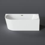 Water Fun CORNER || félszabadon álló fürdőkád, sarokba, jobbos, fehér, 150x75x58 cm (COR-150J) - waterfun - 249 300 Ft