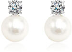 Dollcini Elegance Pearl Fülbevalók - Klasszikus és Gyémántos Gyöngy Fülbevaló - Diamond Shine (548651)