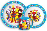  Pókember Spidey étkészlet, micro műanyag szett bögrével 265 ml (JVL33360) - kidsfashion