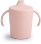 Mushie Tanulópohár - púderrózsaszín