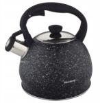 Klausberg Vízforraló Síppal 2L Klausberg Fekete Márvány (KB-7320)