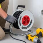 Flinke kábeldob alumínium dobos hosszabbító 50m / 3x2, 5mm (FK-50m)