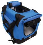 M-PETS FLOW összehajtható kisállatszállító táska XS 41x28x28cm kék (M10702017)