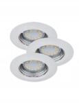 Rábalux Led süllyesztett spotlámpa Lite 3x3W 720lm 3000K IP40 3 darabos szett (98001046)