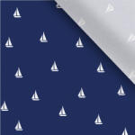 Takoy Jersey Takoy mini fehér hajók sötétkék alapon