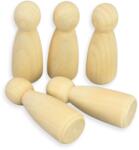  Natúr fabábu lány 2, 3x6, 6cm 5db/csomag