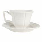 Clayre & Eef Fehér, elegáns csésze és csészealj