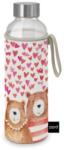 PPD Üvegflaska borosilicate üveg, neoprén védőhuzattal - 550ml - Love Bears