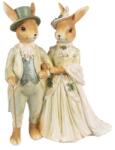 Clayre & Eef Húsvéti dekoráció - Nyuszihölgy és úr páros