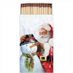 Ambiente Santa and snowman gyufa 6, 5x11cm