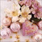 Ambiente Sparkling Christmas papírszalvéta 33x33cm, 20db-os