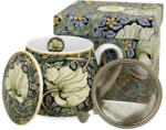 Duo Gift William Morris: Pimpernel - 430ml - porcelán bögre tetővel
