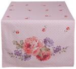 Clayre & Eef Asztali futó - 50x140cm - Dotty Rose